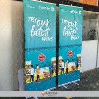 Banner Roll Up em Lona com impressão digital  